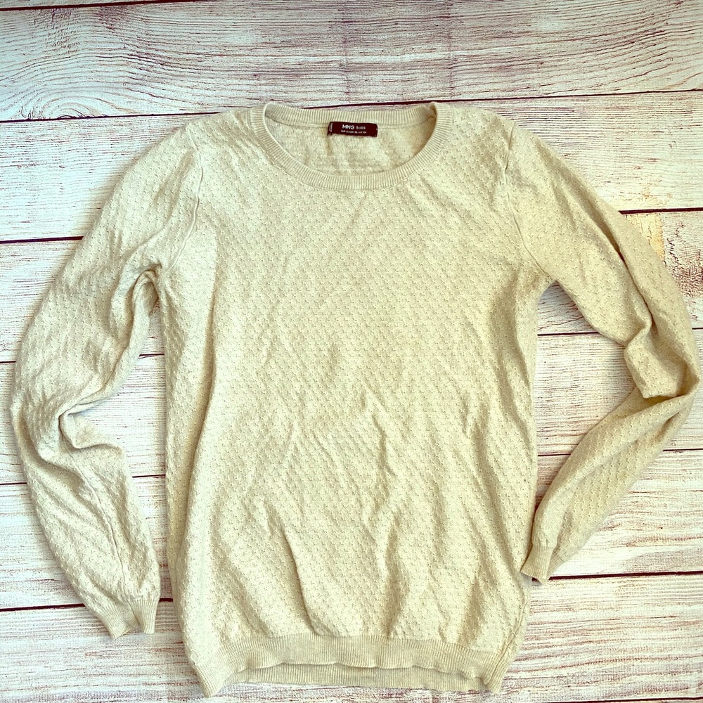 Mango textured sweater